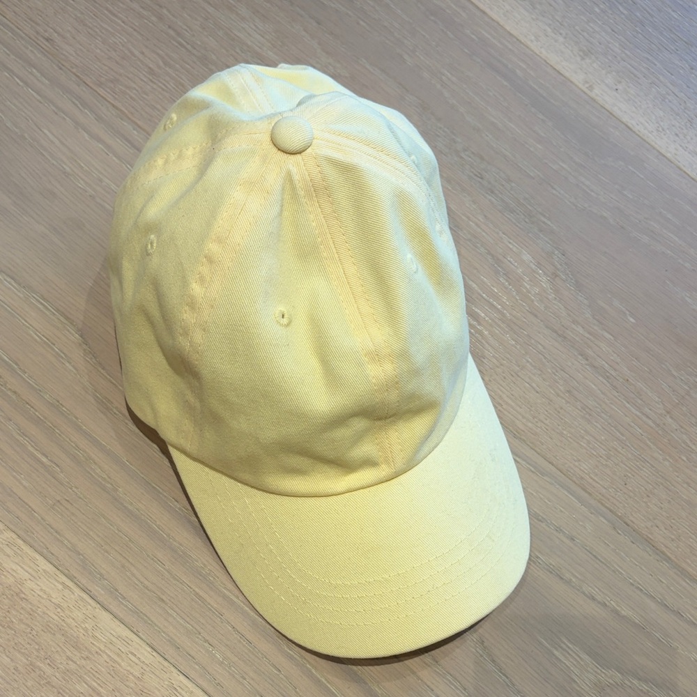 Butter Yellow Baseball Cap